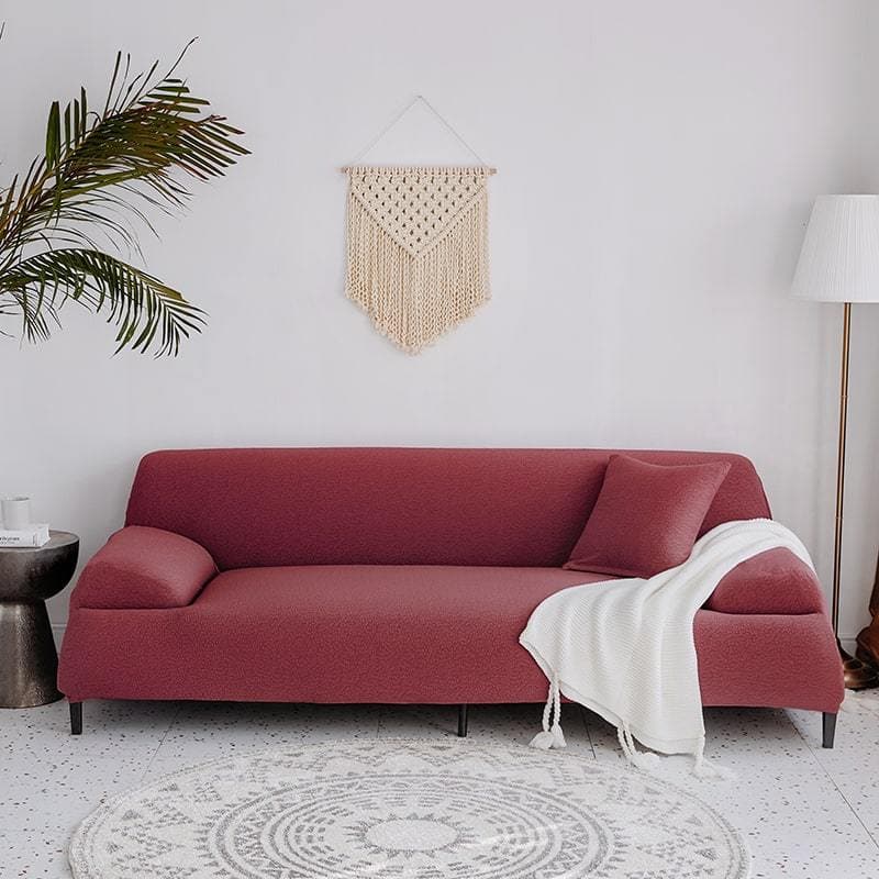 Brick Red Waterproof Sofa Cover 2 Brick Red Waterproof Sofa Cover - Image 2