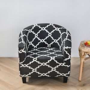 Charcoal Gray Tub Chair Cover