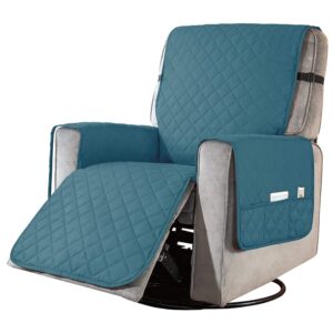 Teal Quilted Armchair Protector